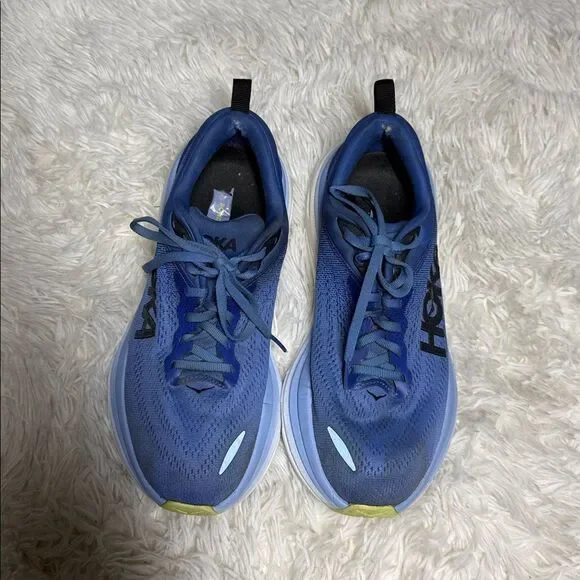 Hoka Women's Blue and White Athletic Shoes - Picture 2 of 5